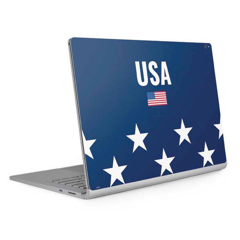 USA Flag Stars Surface Book 2 15in Skin