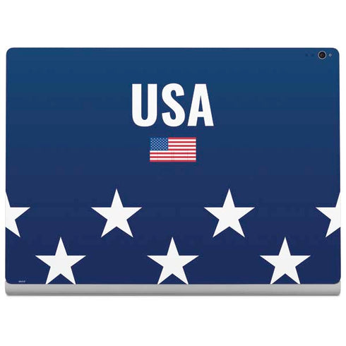 USA Flag Stars Surface Book 2 15in Skin