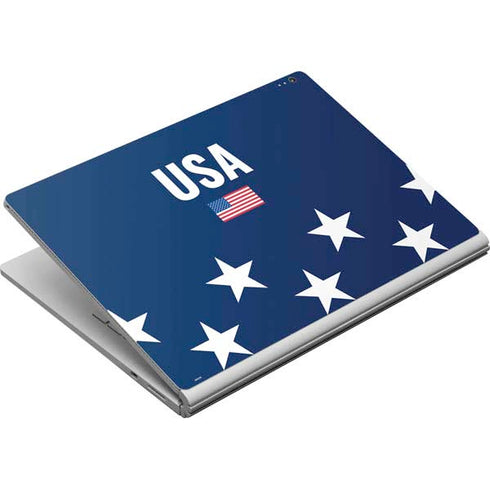 USA Flag Stars Surface Book Skin