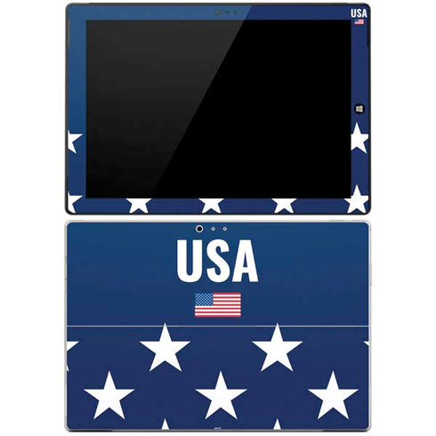 USA Flag Stars Surface Pro 3 Skin