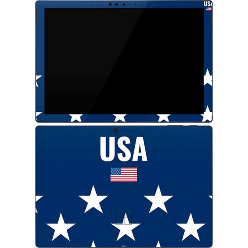 USA Flag Stars Surface Pro 7 Skin