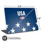 USA Flag Stars Universal Laptop 12in (9.8 x 6.8in) Skin