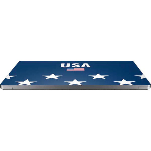 USA Flag Stars Universal Laptop 12in (9.8 x 6.8in) Skin