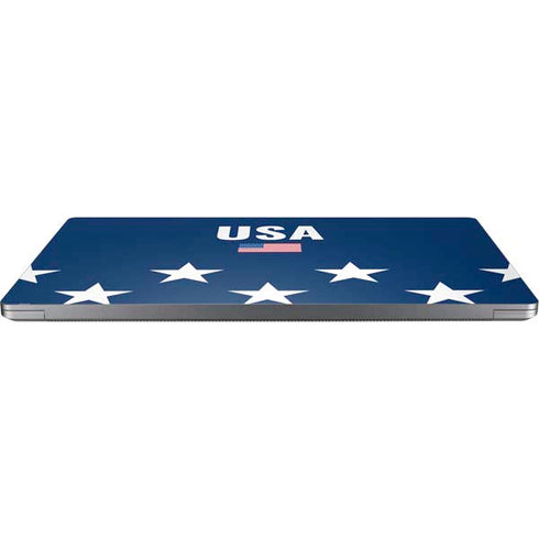 USA Flag Stars Universal Laptop 16.6in (13.4 x 9.7in) Skin