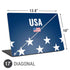 USA Flag Stars Universal Laptop 17in (13.8 x 10in) Skin