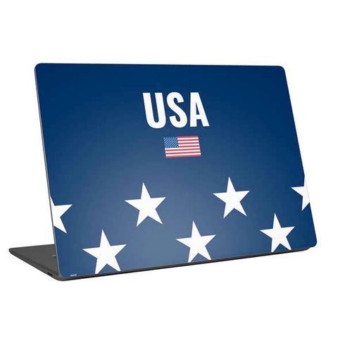 USA Flag Stars Universal Laptop 17in (13.8 x 10in) Skin