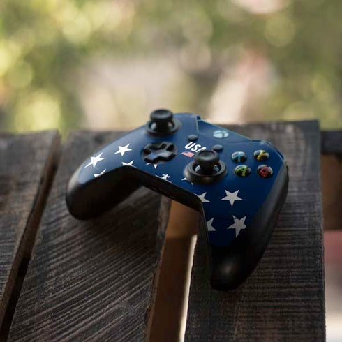 USA Flag Stars Xbox One Elite Controller Skin
