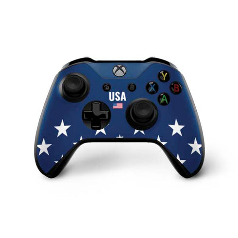 USA Flag Stars Xbox One X Controller Skin
