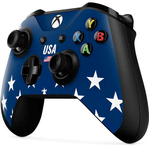 USA Flag Stars Xbox One X Controller Skin