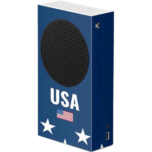 USA Flag Stars Xbox Series S Console Skin