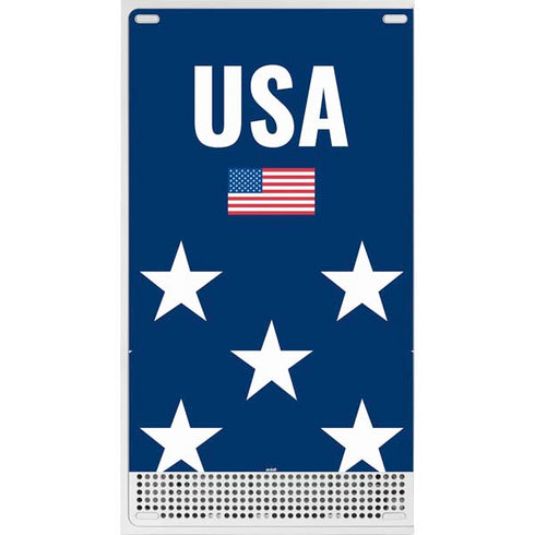 USA Flag Stars Xbox Series S Console Skin