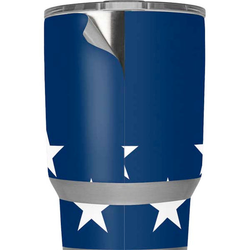 USA Flag Stars Yeti 20oz Tumbler Skin