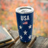 USA Flag Stars Yeti 20oz Tumbler Skin