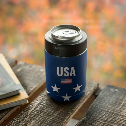 USA Flag Stars Yeti Colster Can Insulator Skin
