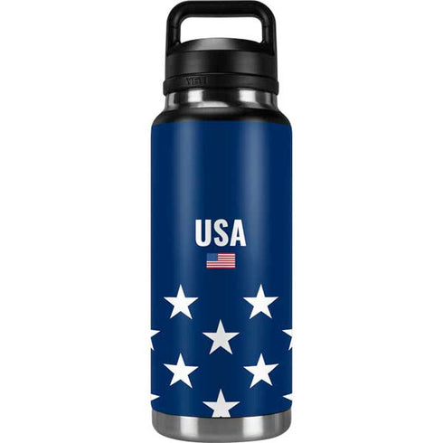 USA Flag Stars YETI Rambler 36oz Bottle Skin