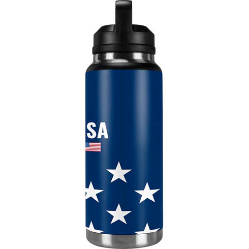 USA Flag Stars YETI Rambler 36oz Bottle Skin