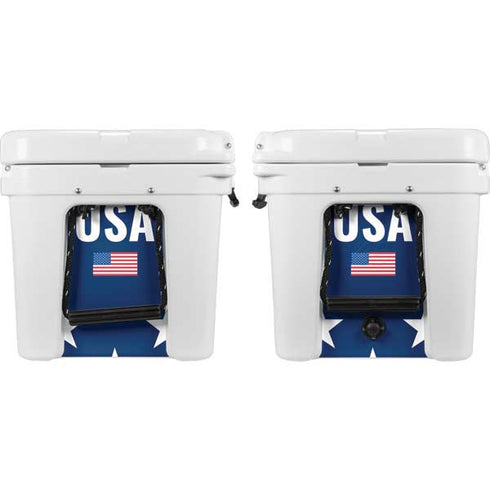 USA Flag Stars YETI Tundra 45 Hard Cooler Skin