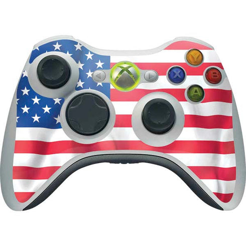 USA Flag American Flag Xbox 360 Wireless Controller Skin
