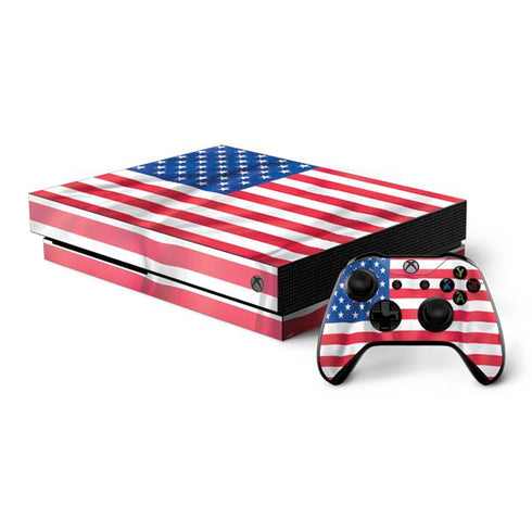 USA Flag American Flag Xbox One X Bundle Skin