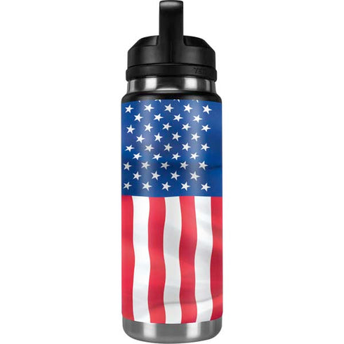USA Flag American Flag YETI Rambler 26oz Bottle Skin