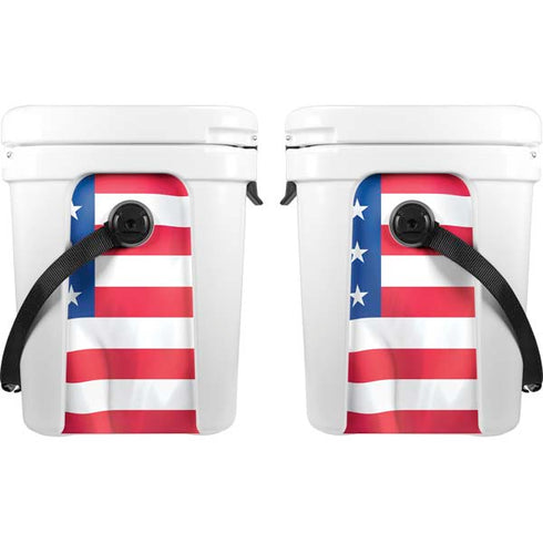 USA Flag YETI Roadie 24 Hard Cooler Skin
