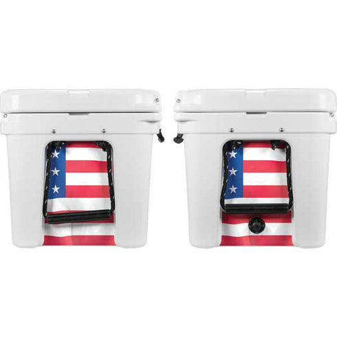 USA Flag YETI Tundra 35 Hard Cooler Skin
