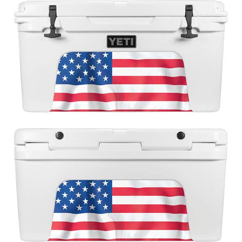 USA Flag YETI Tundra 75 Hard Cooler Skin
