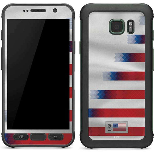 USA Soccer Flag Galaxy S7 Active Skin