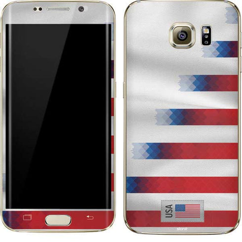 USA Soccer Flag Galaxy S7 Edge Skin