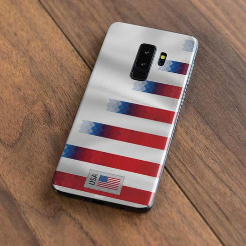 USA Soccer Flag Galaxy S9 Plus Skin