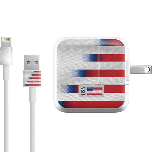 USA Soccer Flag iPad Charger (10W USB) Skin