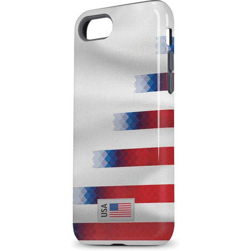 USA Soccer Flag iPhone 8 Pro Case
