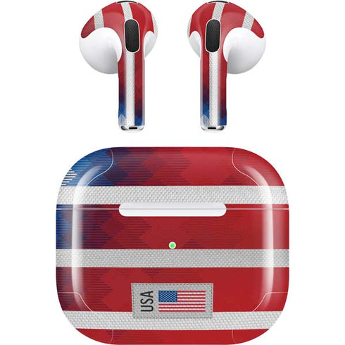 USA Soccer Flag Apple AirPods (3rd Gen 2021) Skin
