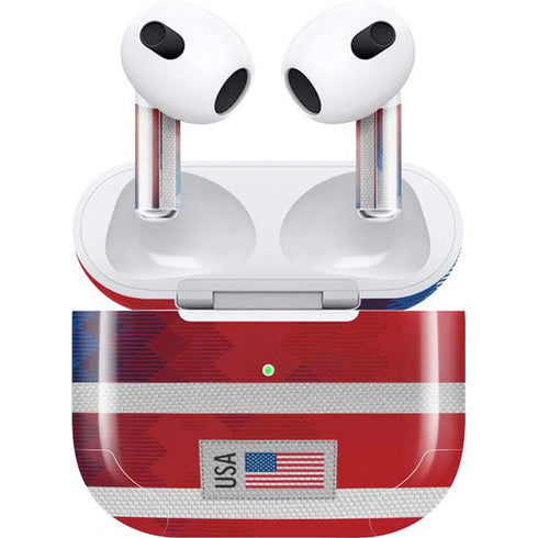 USA Soccer Flag Apple AirPods (3rd Gen 2021) Skin