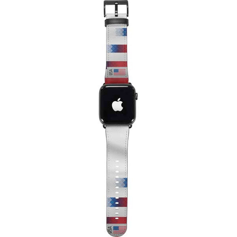 USA Soccer Flag Apple Watch Band 42-44mm