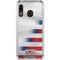 USA Soccer Flag Galaxy A30 Clear Case