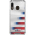USA Soccer Flag Galaxy A30 Clear Case