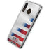 USA Soccer Flag Galaxy A30 Clear Case