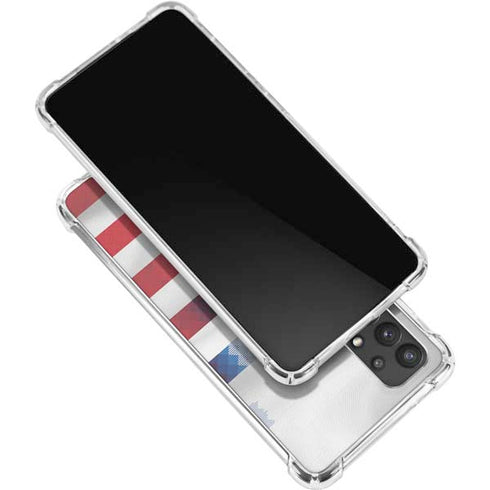 USA Soccer Flag Galaxy A32 5G Clear Case