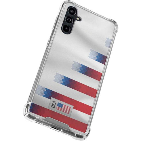 USA Soccer Flag Galaxy A54 5G Clear Case