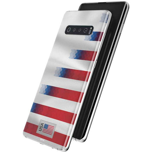 USA Soccer Flag Galaxy S10 Skin