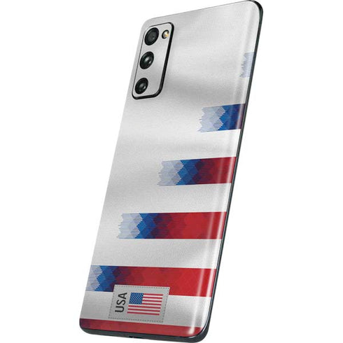 USA Soccer Flag Galaxy S20 Fan Edition Skin