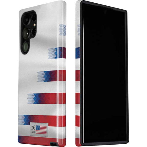 USA Soccer Flag Galaxy S22 Ultra Pro Case
