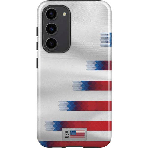 USA Soccer Flag Galaxy S23 Plus Pro Case