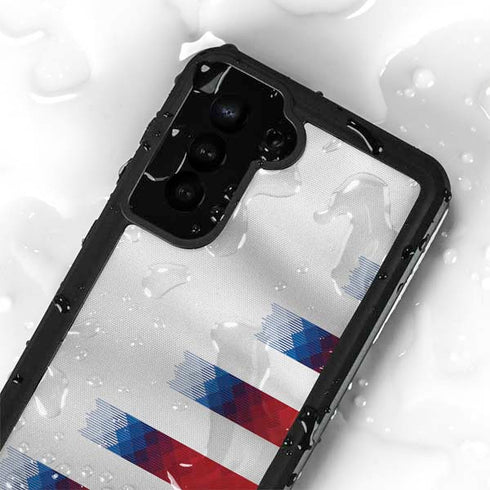 USA Soccer Flag Galaxy S23 Plus Waterproof Case
