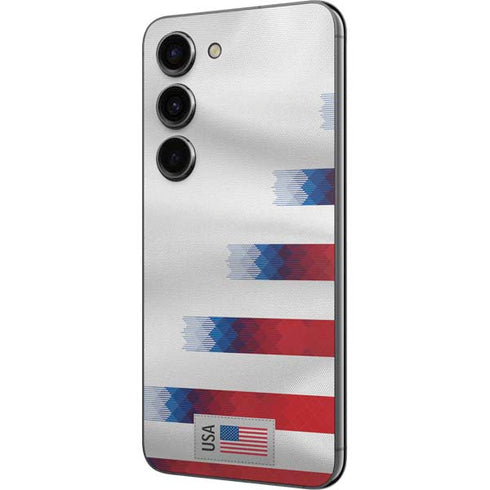 USA Soccer Flag Galaxy S23 Skin