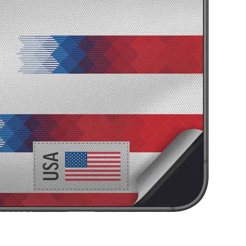 USA Soccer Flag Galaxy S23 Skin