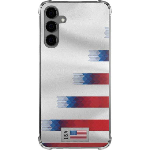 USA Soccer Flag Galaxy S24 Plus Clear Case