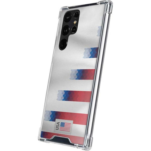 USA Soccer Flag Galaxy S24 Ultra Clear Case
