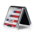 USA Soccer Flag Galaxy Z Flip5 5G Clear Case
